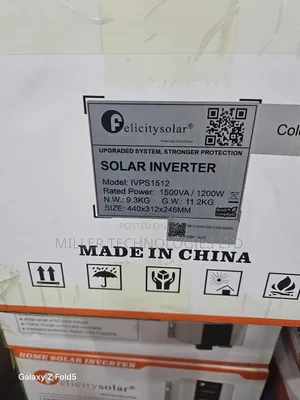 Felicity Inverter 1.5kva 12v Model Ivps1512 Available Now
