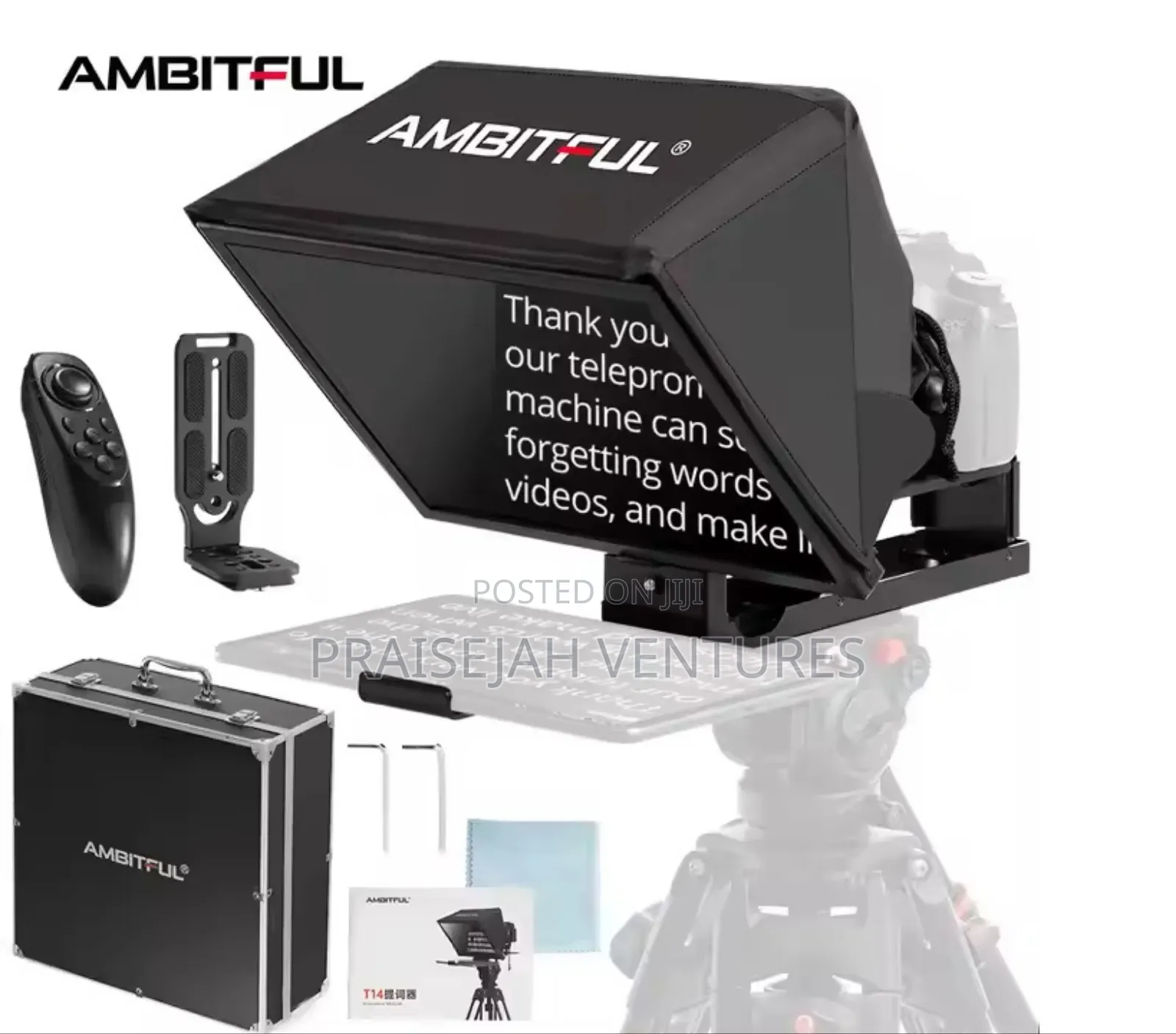 Ambitful T14pro Speech Tablet/iPad Studio Teleprompter