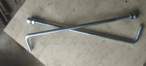 M20 X 600mm Foundation Bolt Nut and Washer Galvanised