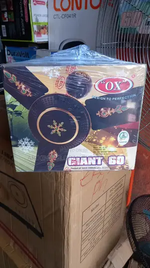 Ox Celling Fan Giant 60 Black
