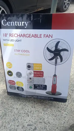 Century Rechargeable Fan 18inch
