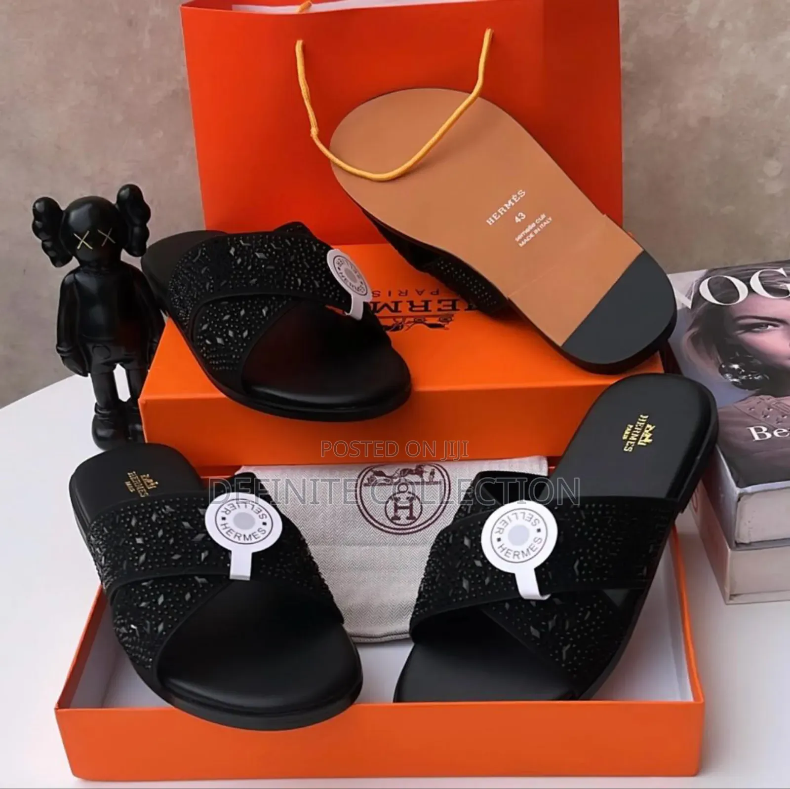 Hermes Crossed Luxury Slippers