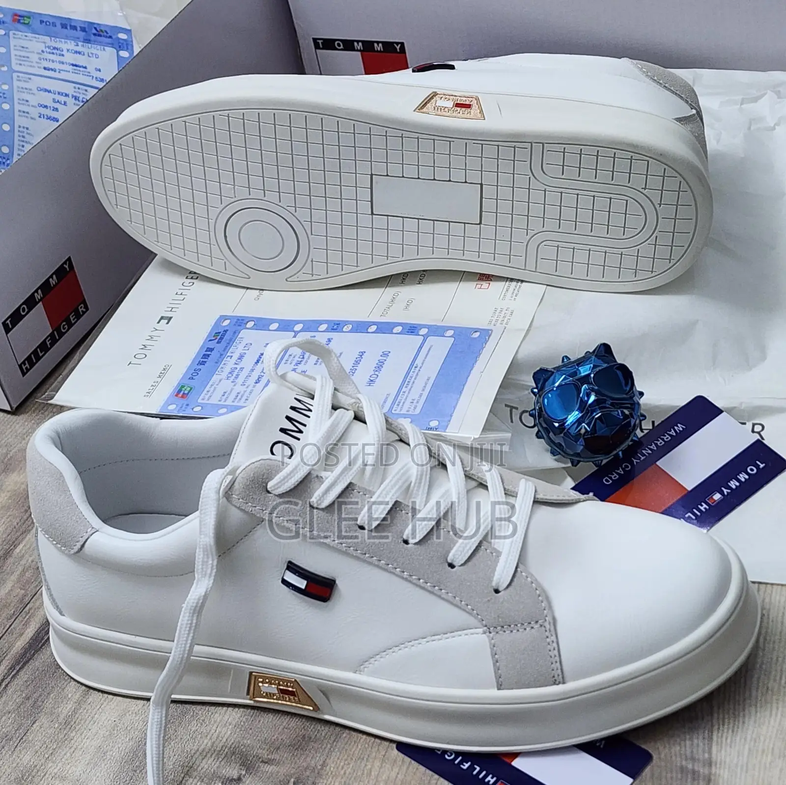 White Laced Shoes