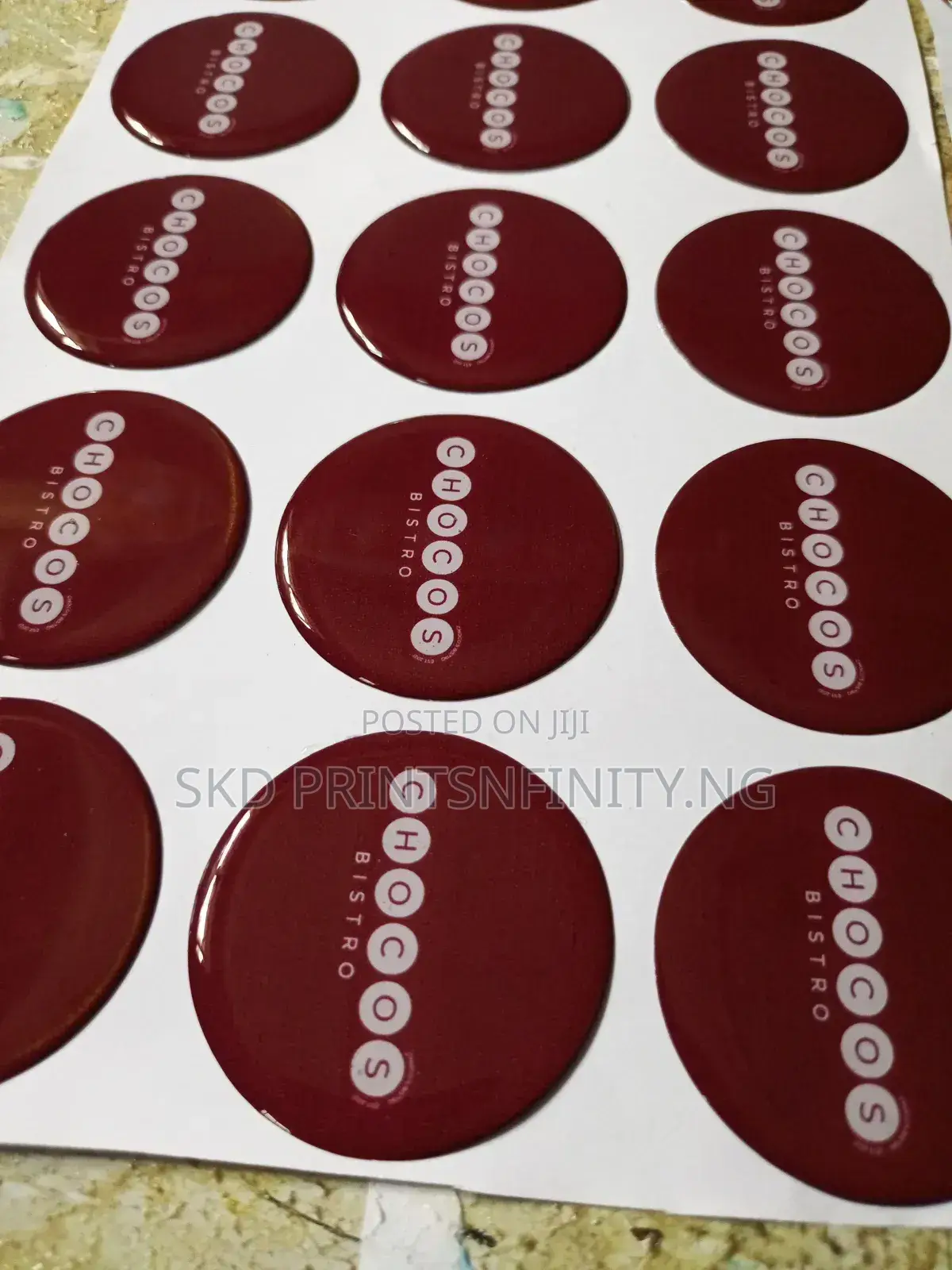 3d Dome Stickers