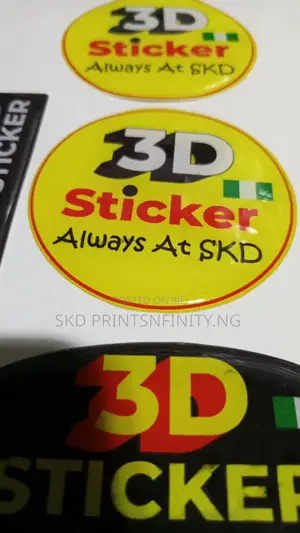 3d Dome Stickers