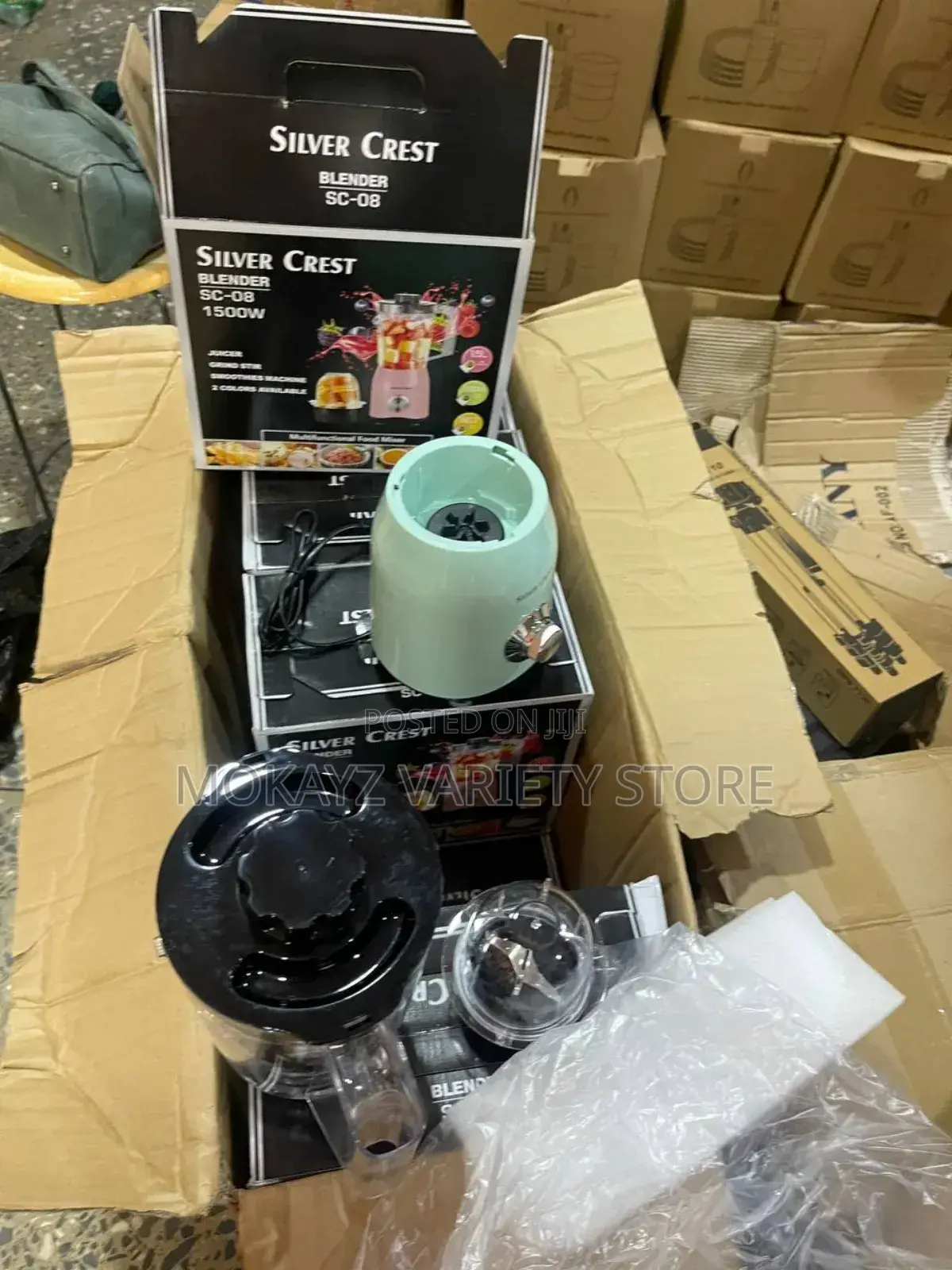 1500watt Silver Crest Double Cup Blender (Full Copper Engine)