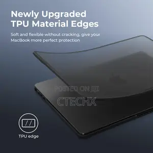 Macbook Pro 14 Inch 2021-2024 Flexible Protective Case Black