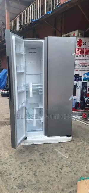 New Hisense 436l Side by Side Fridge (55wi) Super Cooling