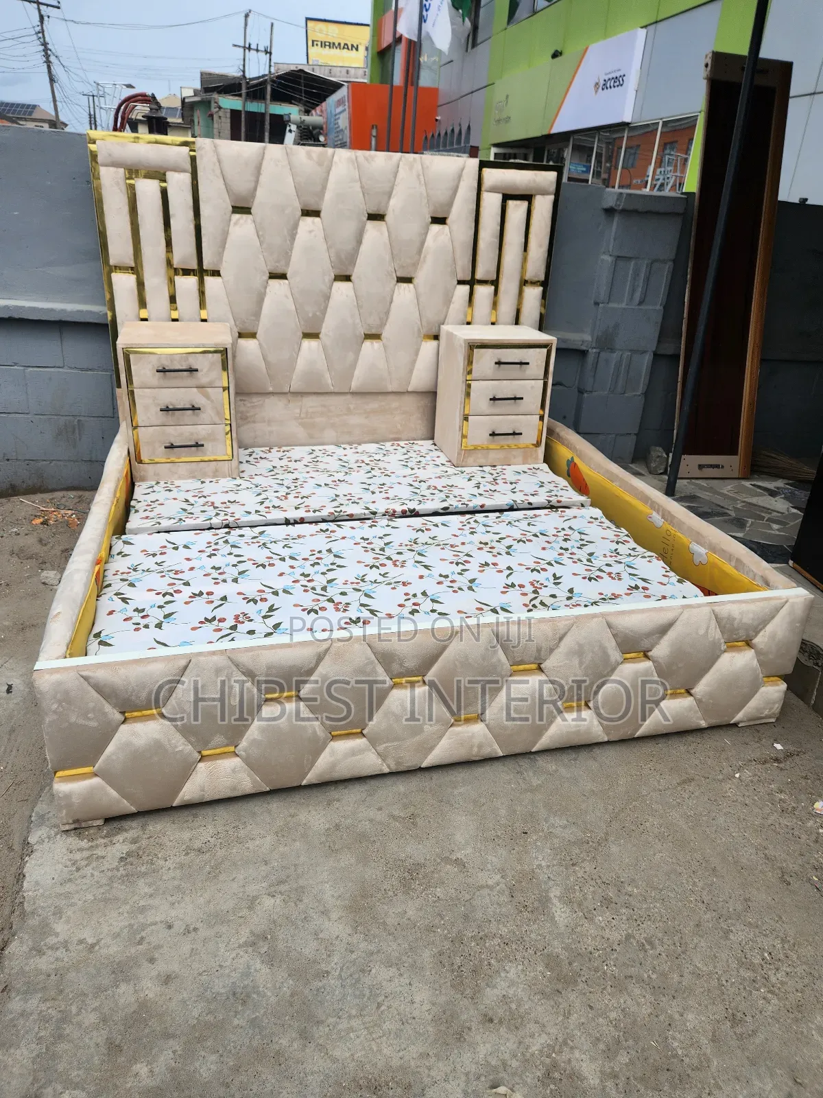 Padded Luxury 6by6 Bed Frame