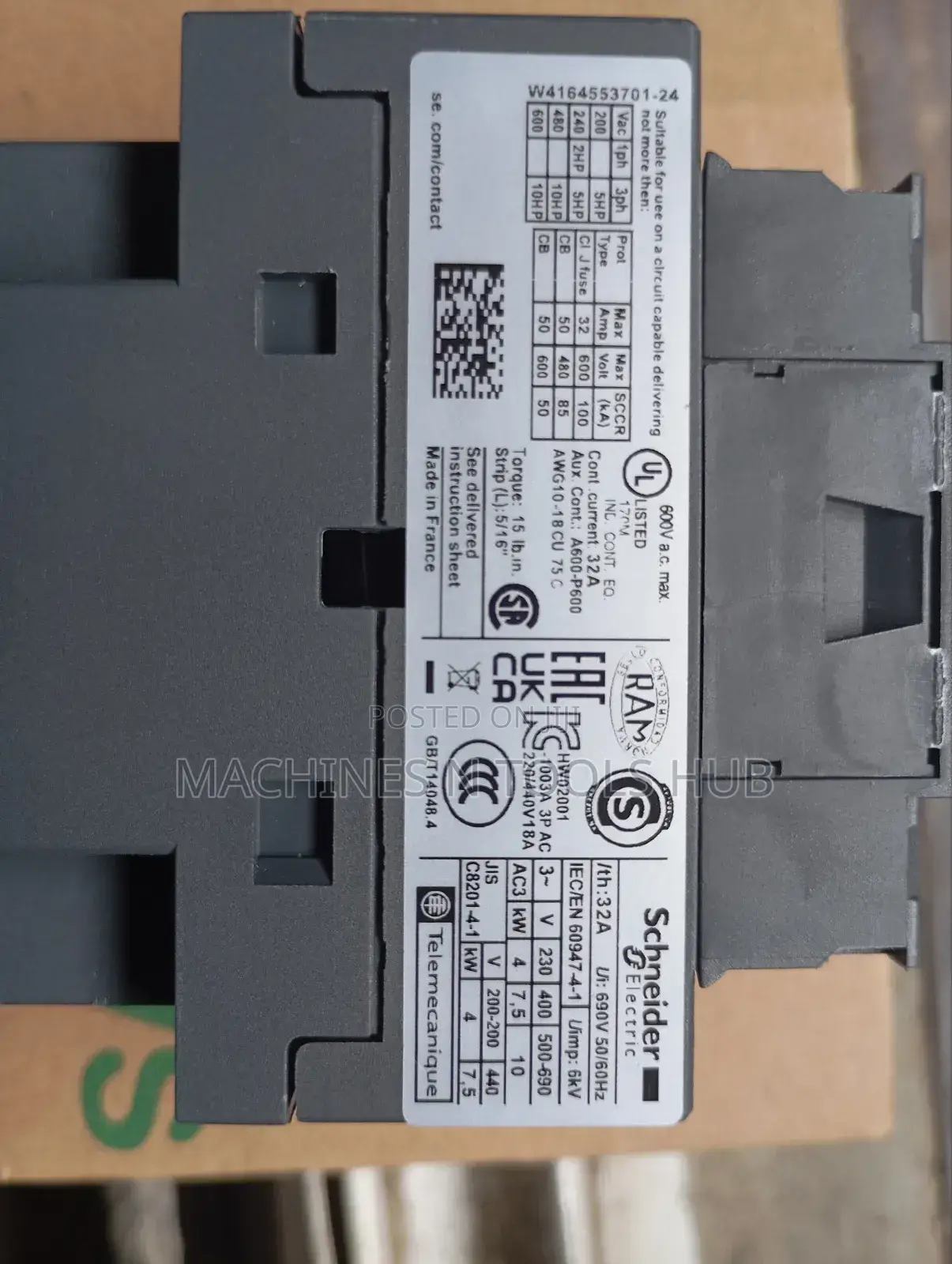 Schneider Power Contactor 3pole