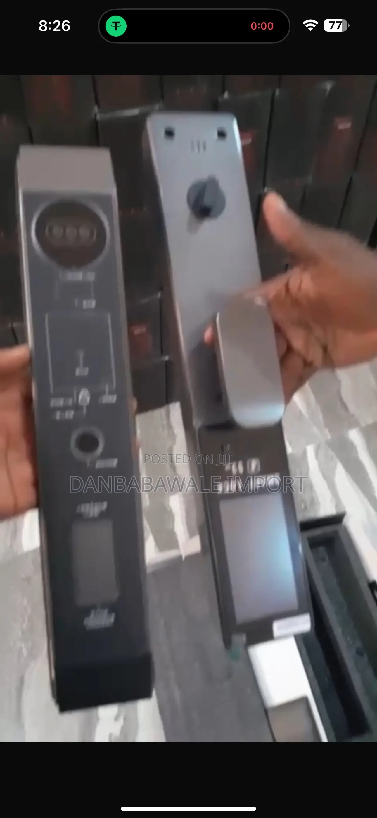 Smart Finger Print Door Lock With Face Id