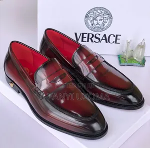 Exclusive Wine Color Luxury Corporate Shoe