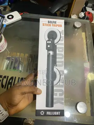 5ft Selfie Stick With 2 Light