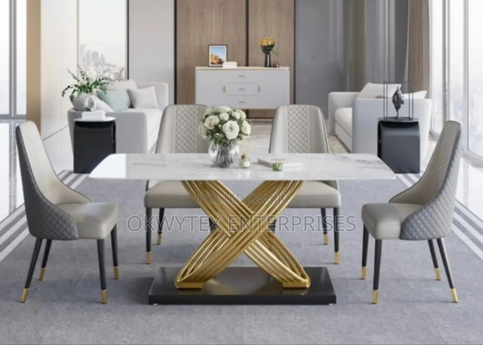 Executive High Quality by 6 Seaters Imported Dinning Set