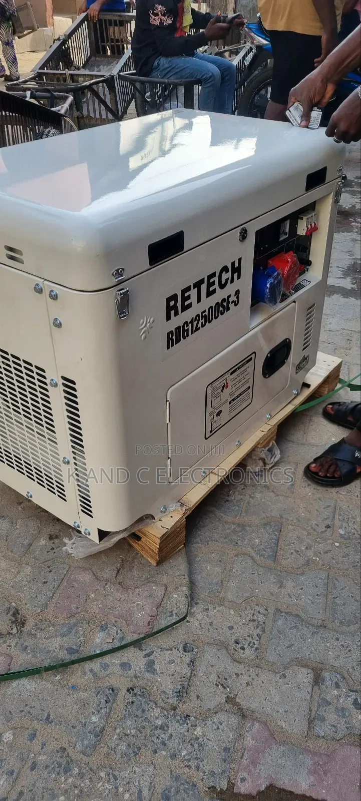 Retech 12kva 3 Face Diesel Soundproof Generator