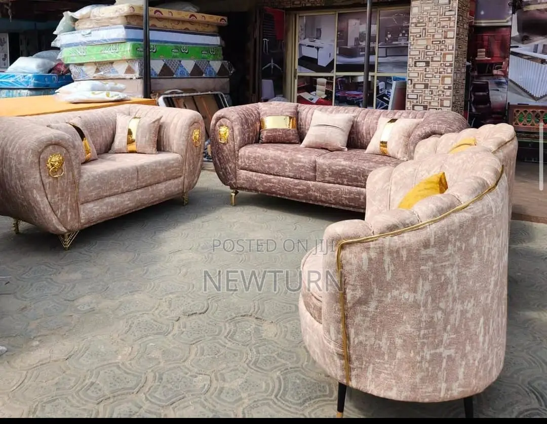 Seven Seater’S Fabric Chairs.