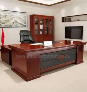 Quality Office Table And Bookshelf