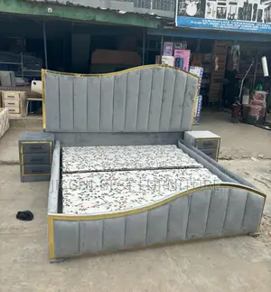 Top-Notch Full Set Upholstery Padded 6 by 6 HDF Bedframe