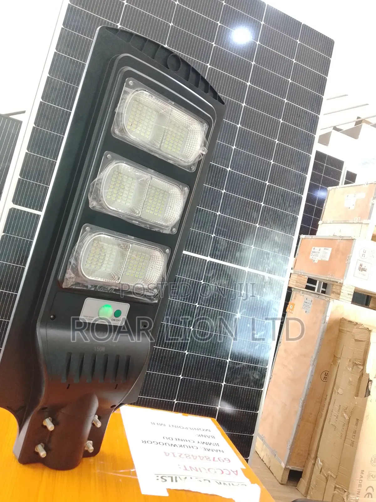 150w Solar Street Light