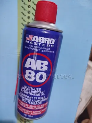 Photo - Abro Master Ab 80 Multi Purpose Spray Lubricant.