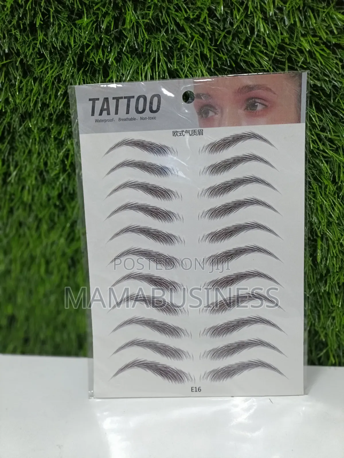 Water Proof Tattoo Eyebrow Sticker - E15