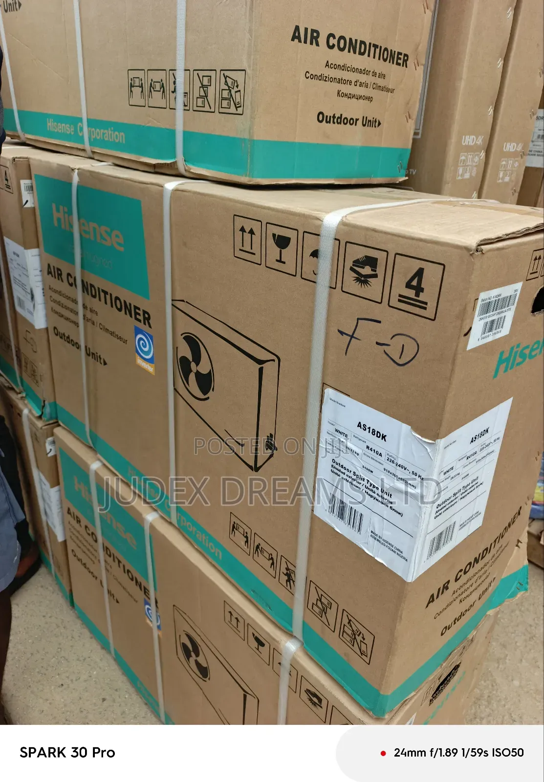 Hisense Air Conditioner 2hp.