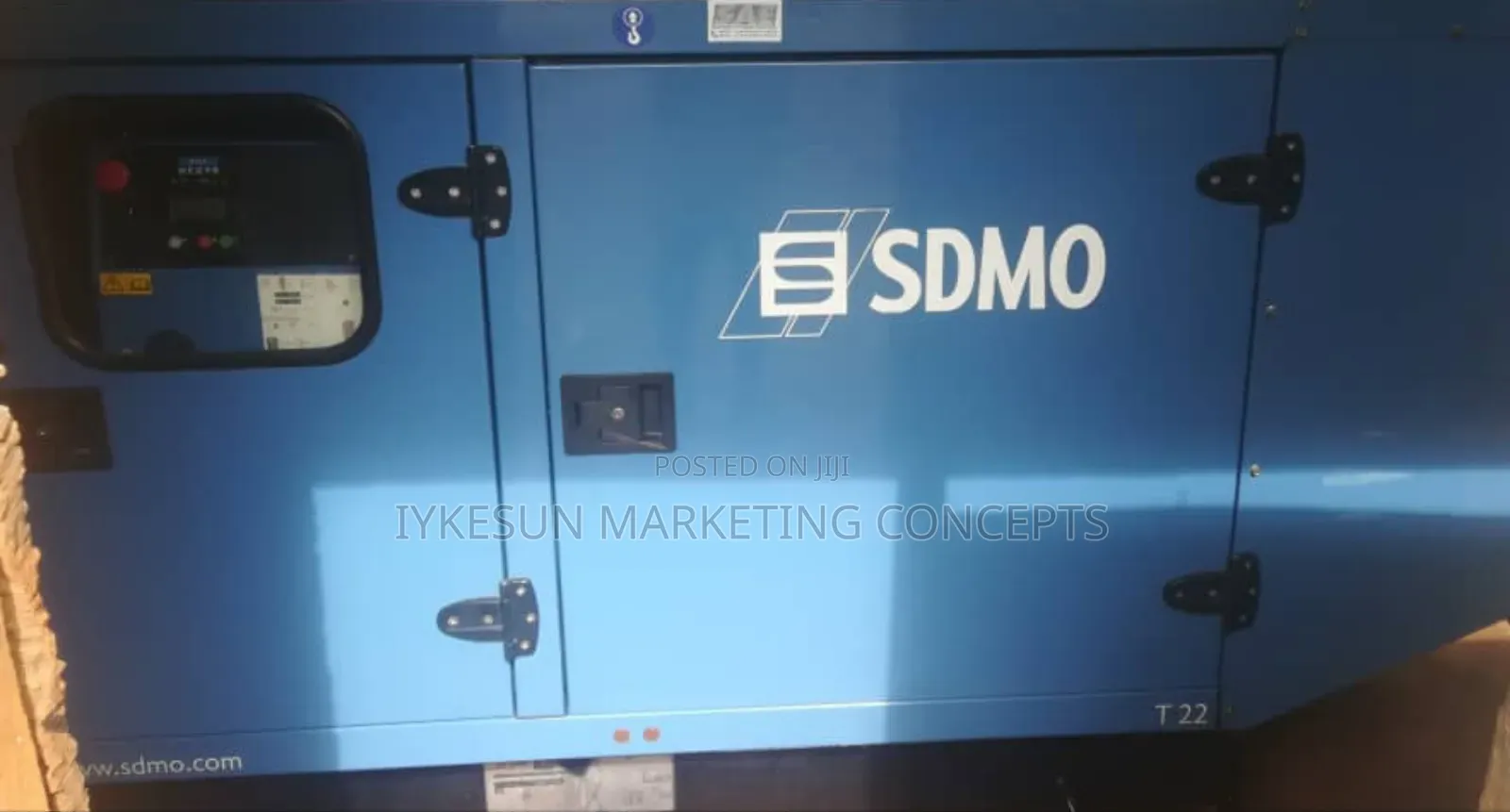 22kva Sdmo Diesel Generator Soundproof 2 Years Warranty
