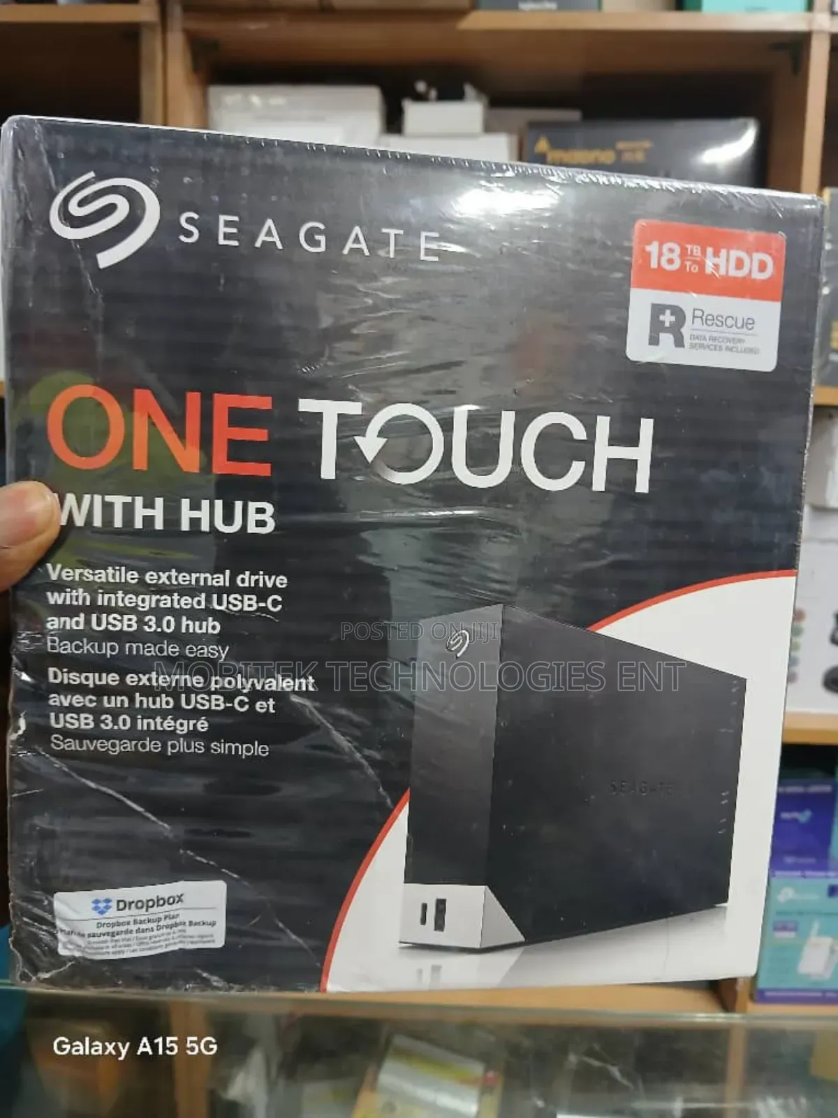 18tb Seagate One Touch External Power Storage Hard Drive