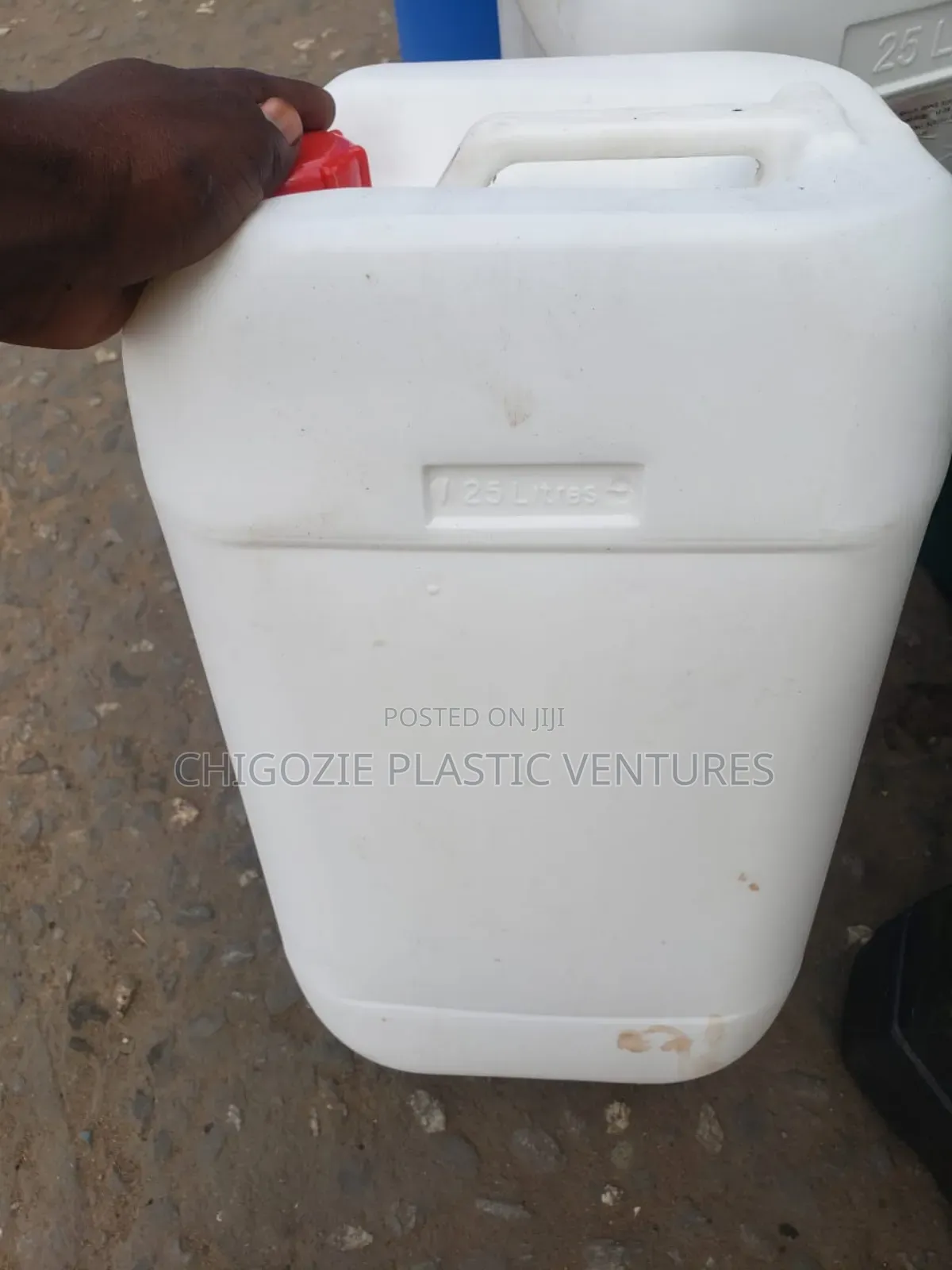 25 Liters Plastic White