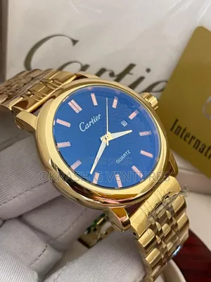 Cartier Gold Chain Watch