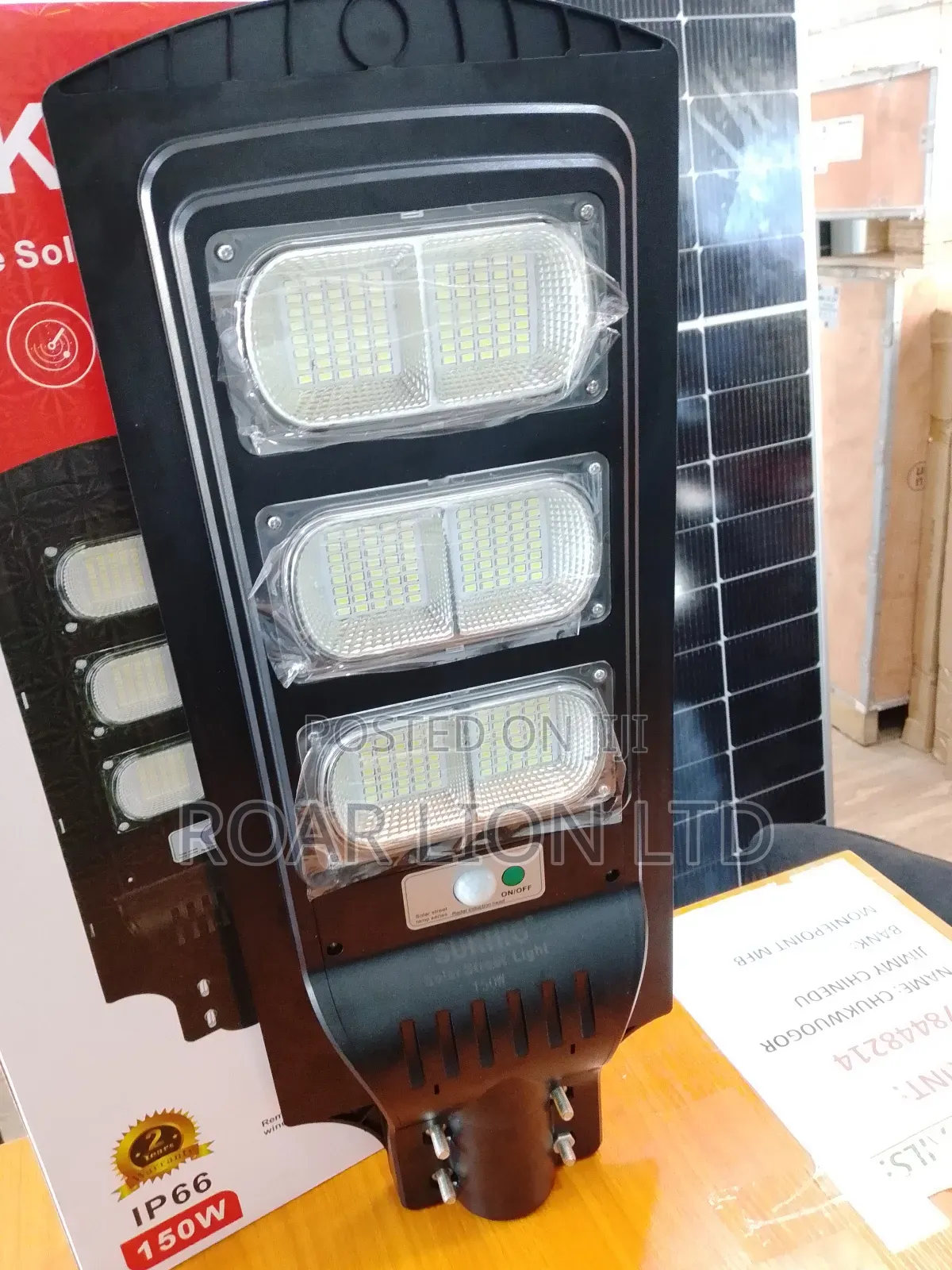 150w Solar Street Light