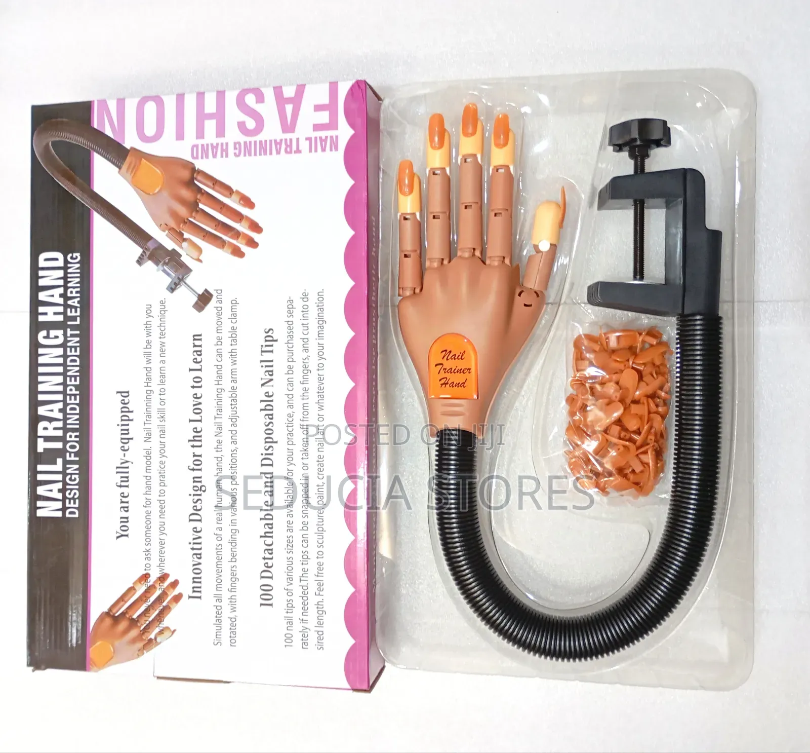Nail Training Hand With Nails for Practice