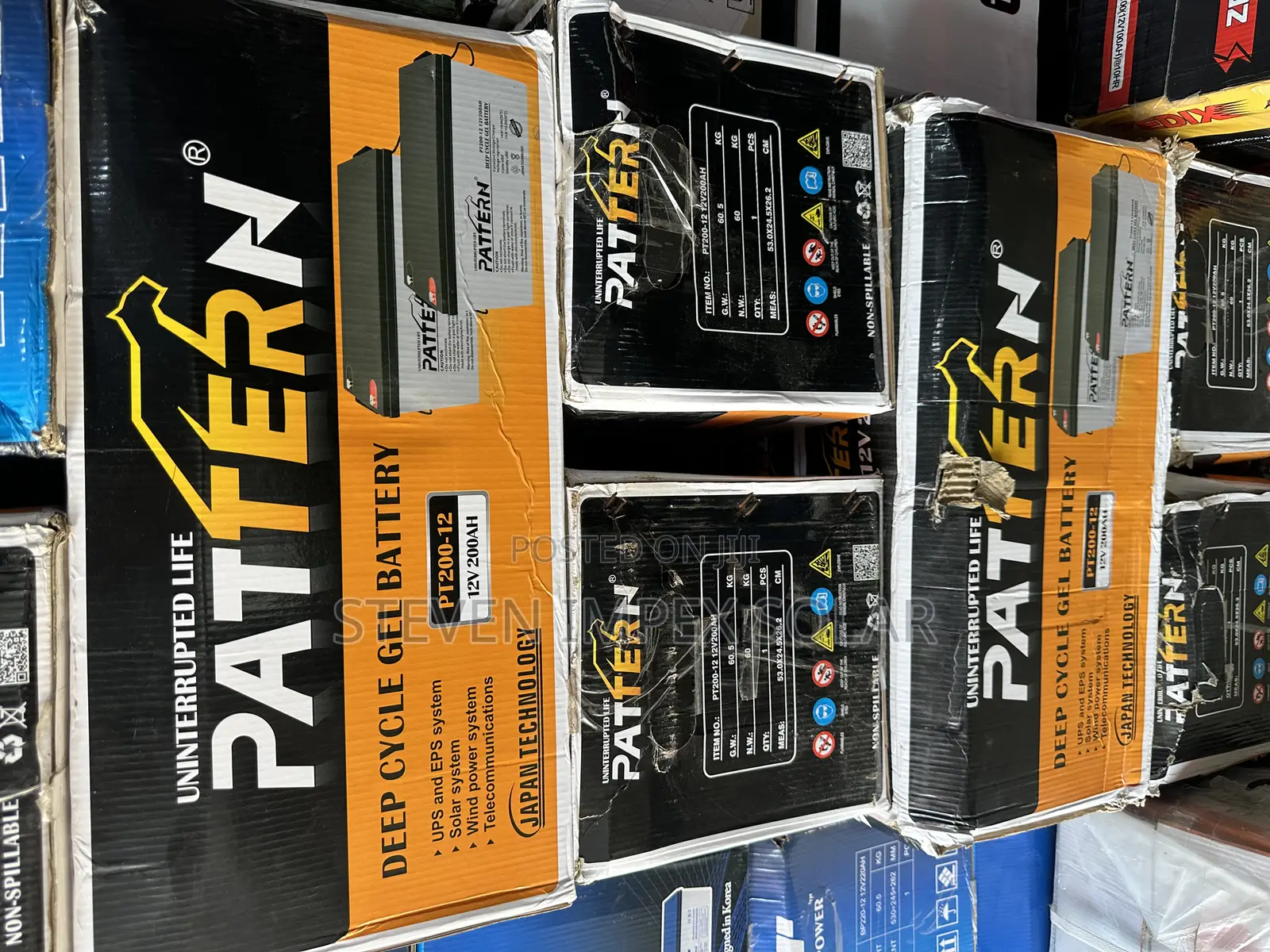 Pattern Deep Cycle Solar Battery 200ah 12v