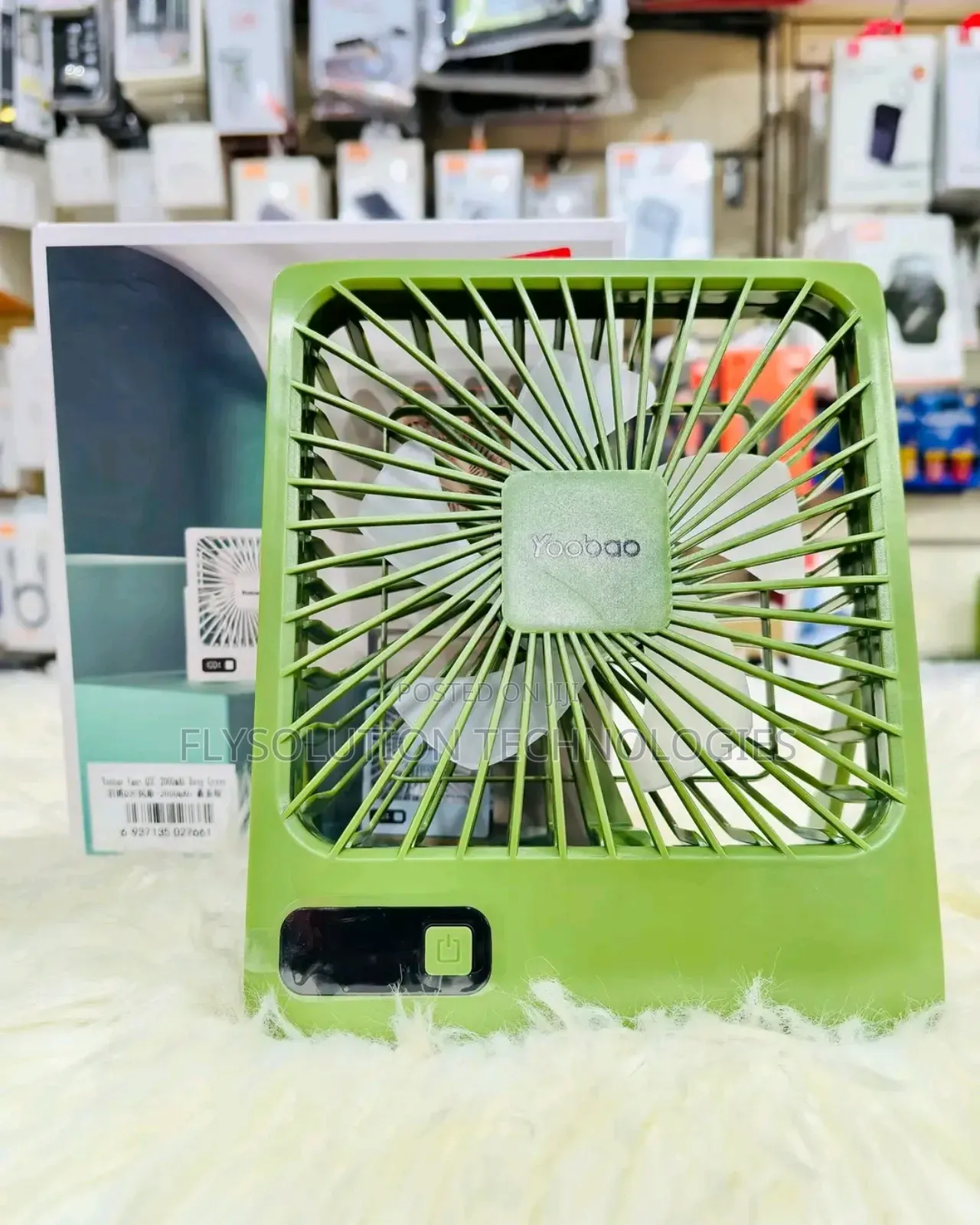 Yoobao Q3c Rechargeable Portable Fan