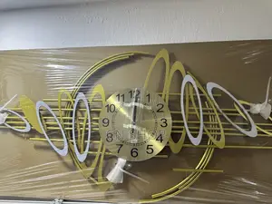 Big Gold Wall Clock