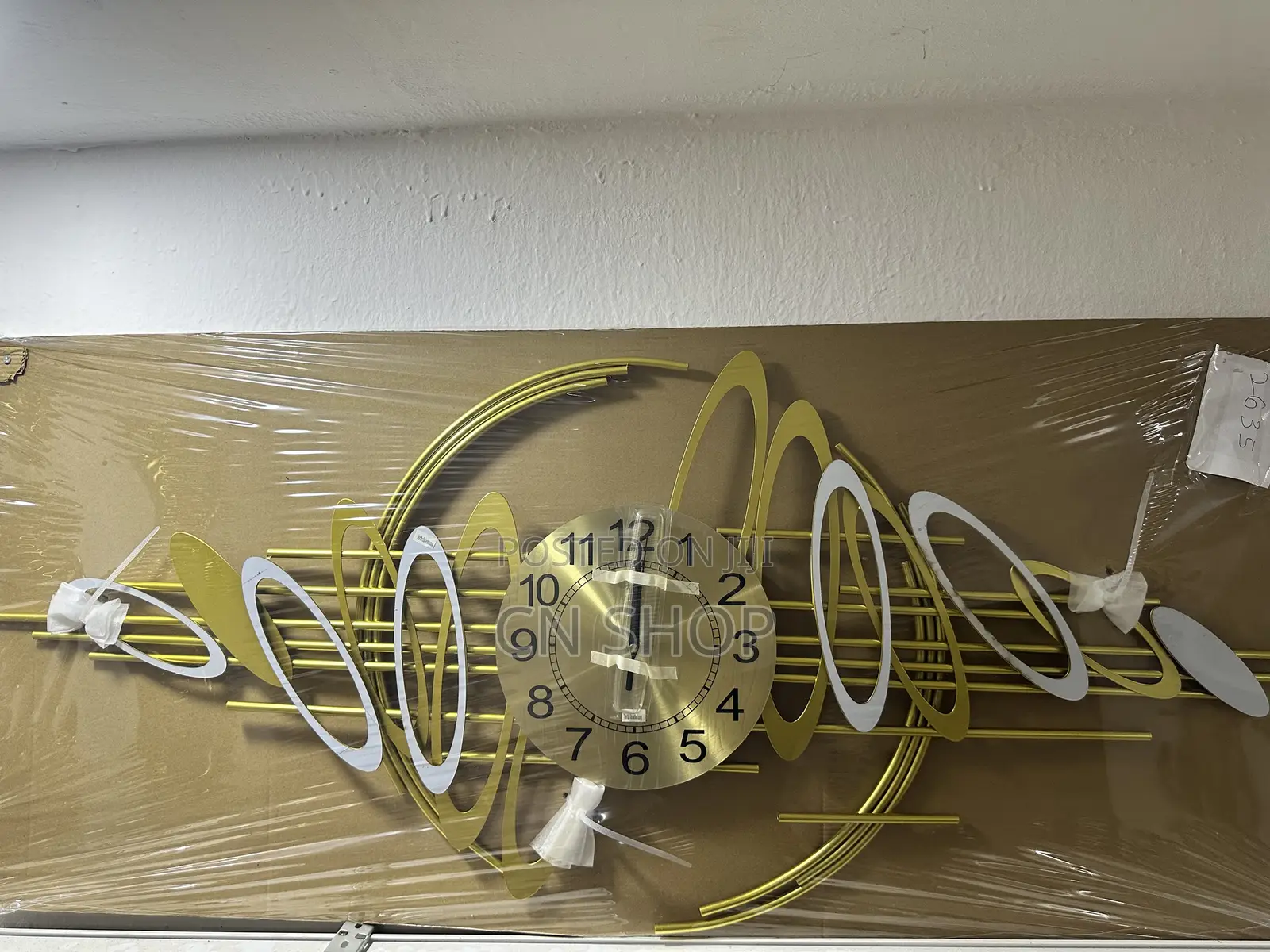 Big Gold Wall Clock