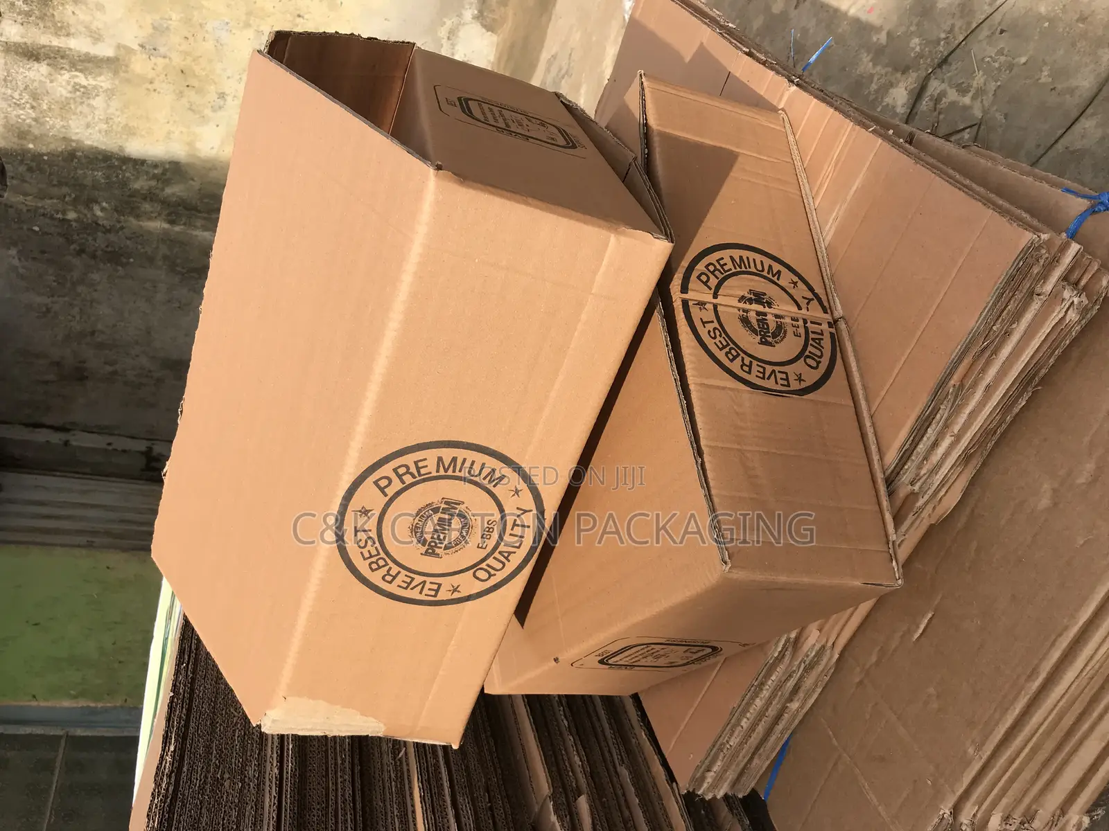 Brown Carton One Colour Printed