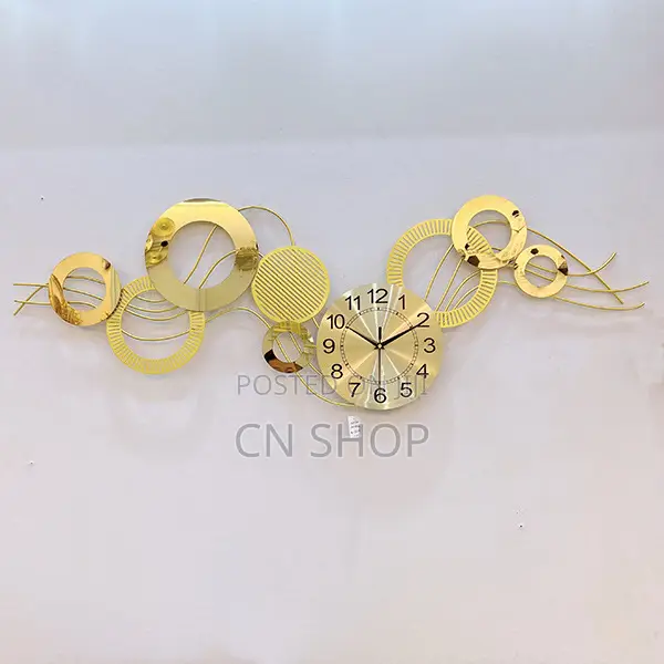 Gold Interior Clock