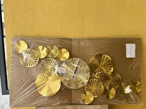 Gold Interior Wall Clock