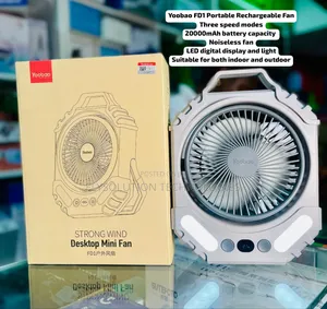 Yoobao Fd1 Rechargeable Desktop Portable Mini Fan