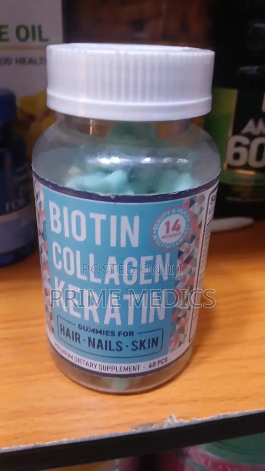 Biotin Collagen Keratin Gummies