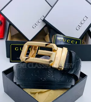 Original Luxury Designer Gucci Belts Well Branded Package