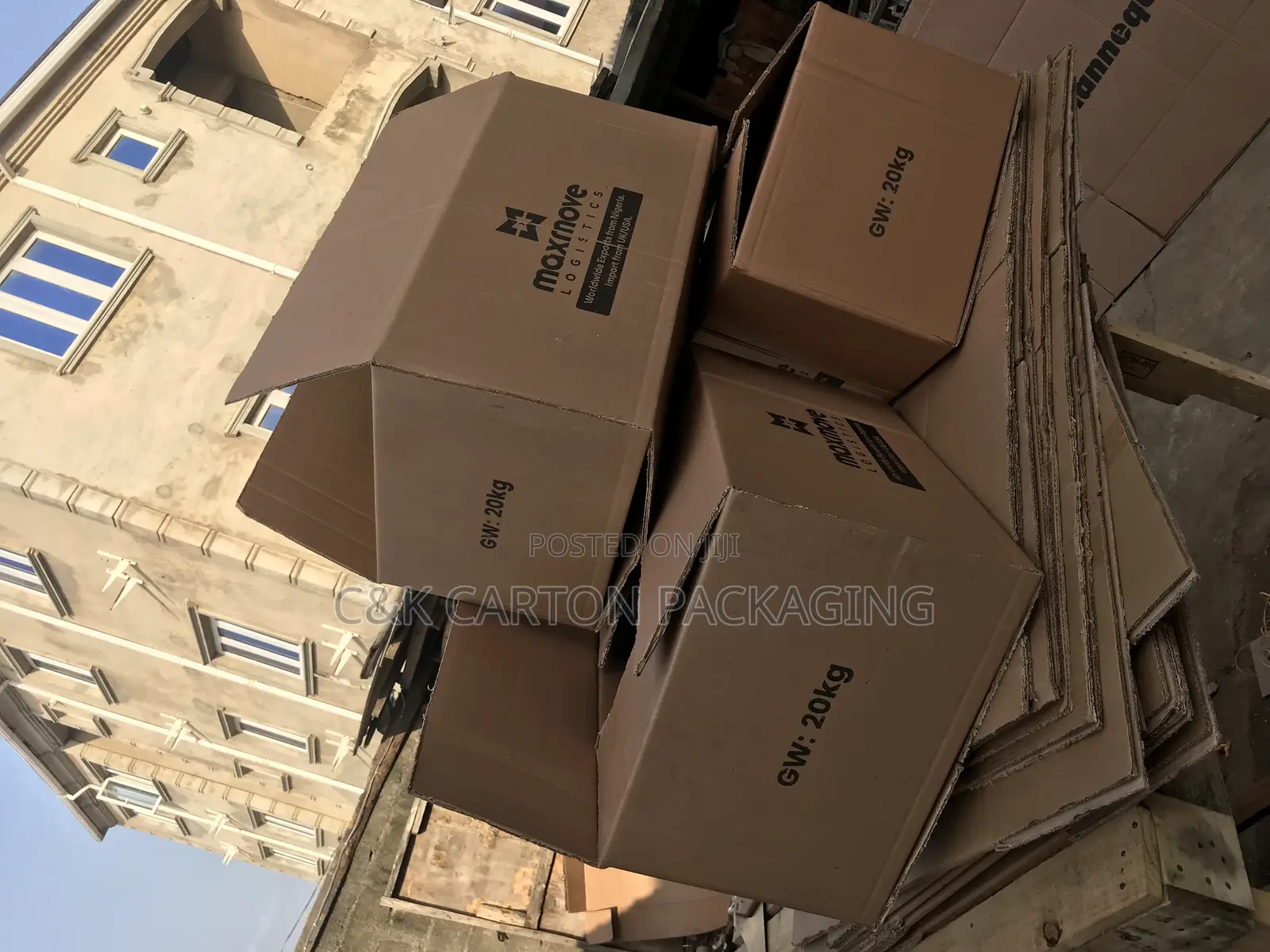 Moving Box One Colour Printed