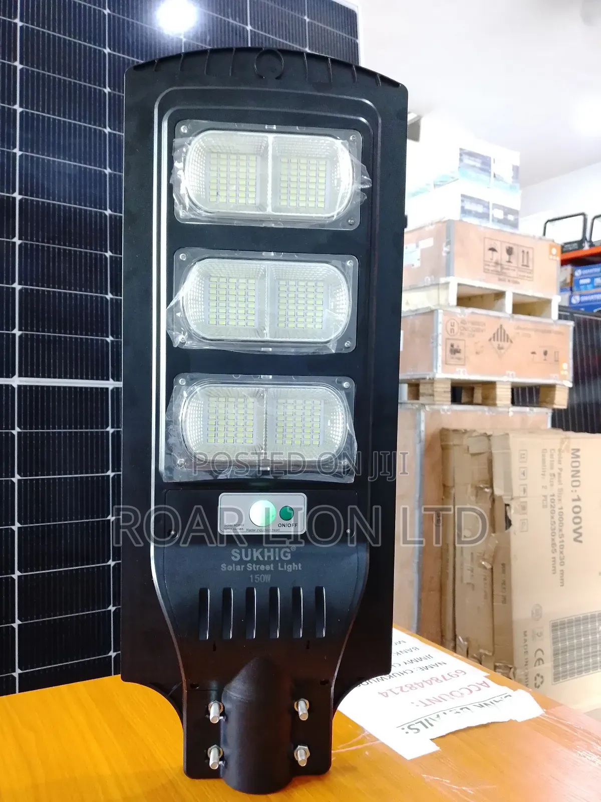 150w Solar Street Light