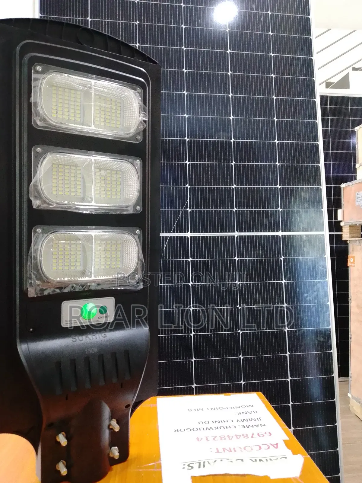 150w Solar Street Light