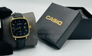 Casio Analog Leather Wristwatch With That Exact Box