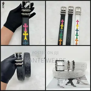 High Quality Chrome Heart Belts