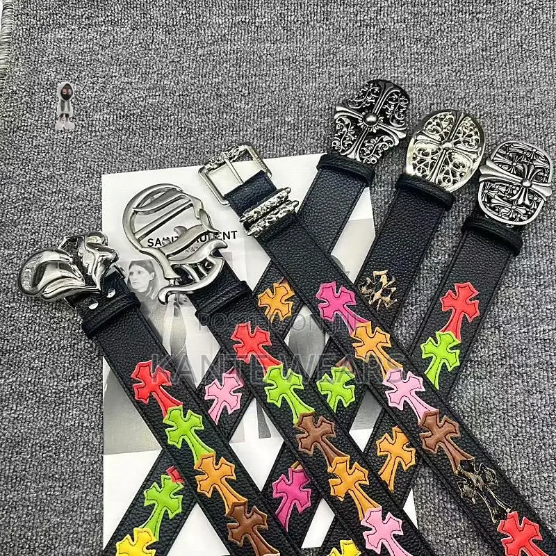 High Quality Chrome Heart Belts