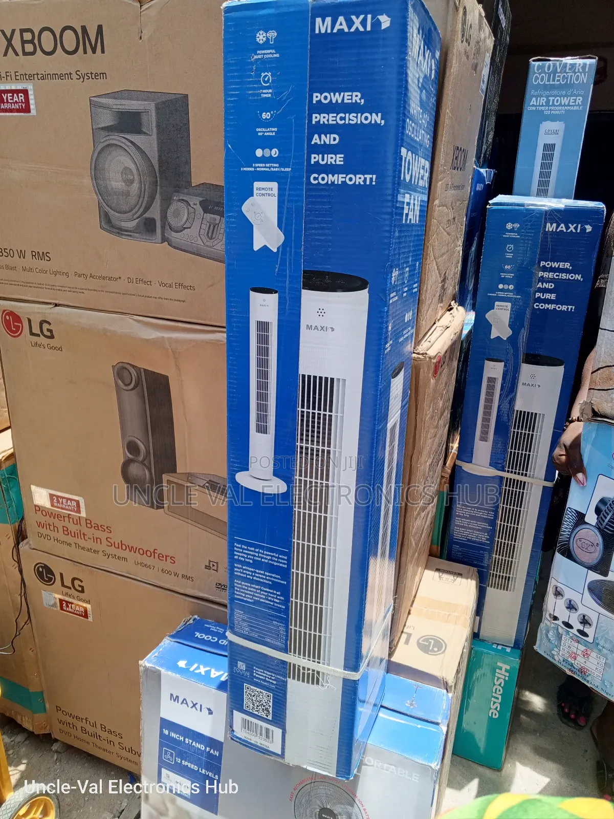 Maxi 40" Tower Fan (White)