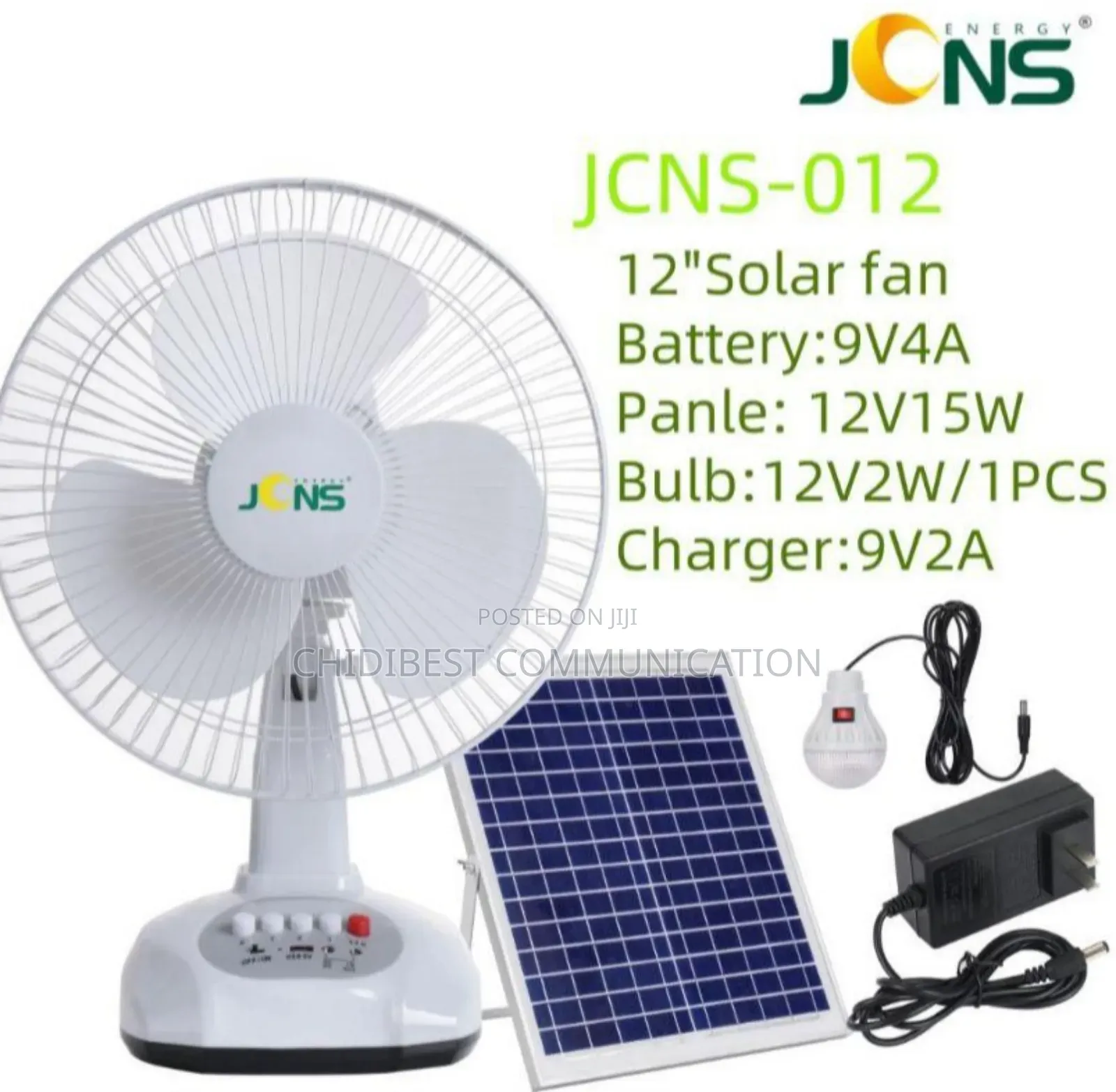 JCNS Solar Fan Is Available